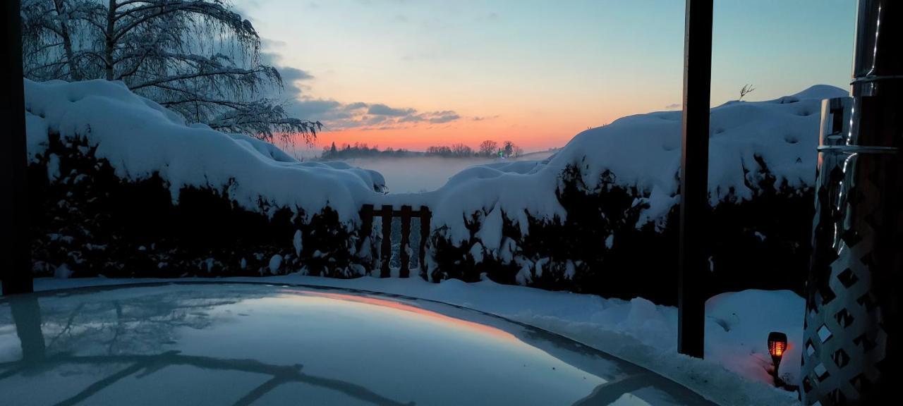 Au Chalet Bain Nordique Neuf Independant Calme Assure Haselbourg Buitenkant foto