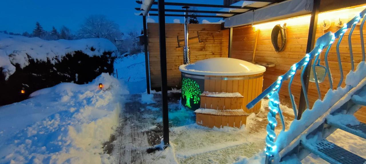 Au Chalet Bain Nordique Neuf Independant Calme Assure Haselbourg Buitenkant foto
